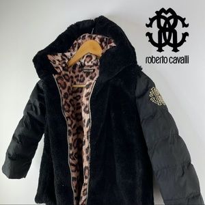 Roberto Cavalli KIDS Youth Winter Coat Faux Fur 4
